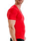 Фото #3 товара Men's Compression Activewear Short Sleeve V-Neck T-shirt