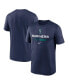 Фото #4 товара Men's Navy Seattle Mariners 2022 Postseason Authentic Collection Dugout T-shirt