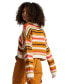 Фото #2 товара Juniors' So Bold Striped Crewneck Sweater