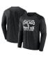 ფოტო #2 პროდუქტის Men's Black Chicago White Sox Heroic Play Raglan Long Sleeve T-shirt