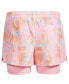 ფოტო #2 პროდუქტის Big Girl Dreamy Bubble Layered-Look Shorts, Created for Macy's