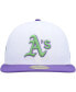 ფოტო #3 პროდუქტის Men's White Oakland Athletics 1989 World Series Side Patch 59FIFTY Fitted Hat