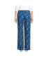 Фото #2 товара Women's Petite Print Flannel Pajama Pants