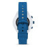 Фото #11 товара женские часы цифровые круглые синий браслет Fossil