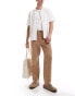 Фото #5 товара Ben Sherman linen blend smart trouser in light brown