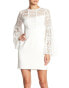 Nanette Lepore 157503 Women's Spanish Dancer Lace Bell Sleeve Dress White Sz. 10