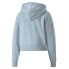 Фото #2 товара Puma Iconic T7 Crop Pullover Hoodie Womens Blue Casual Outerwear 531621-61