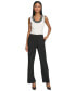 Women's Mid-Rise Crease-Front Bootcut Pants