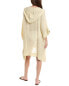 Lisa Marie Fernandez Hooded Linen-Blend Poncho Women's