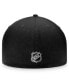 ფოტო #4 პროდუქტის Men's Black Anaheim Ducks Core Primary Logo Fitted Hat