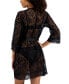 Women's Embellished Lace Robe, Created for Macy's