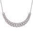 ფოტო #1 პროდუქტის Diamond Link Detail 18" Pendant Necklace (1 ct. t.w.) in Sterling Silver, Created for Macy's