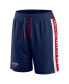 Men's Navy New Orleans Pelicans Referee Iconic Mesh Shorts