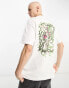 Фото #1 товара Weekday oversized t-shirt with cosmic energy graphic in white