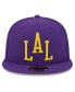 Фото #3 товара Men's Purple Los Angeles Lakers 2023/24 City Edition Alternate 59FIFTY Fitted Hat