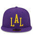 Men's Purple Los Angeles Lakers 2023/24 City Edition Alternate 59FIFTY Fitted Hat 7 1/4 - фото #3