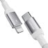 Фото #9 товара Wytrzymały kabel do iPhone A10 Series w oplocie USB-C - Lightning 20W 2m biały
