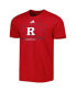Фото #3 товара Men's Scarlet Rutgers Scarlet Knights Locker Lines Baseball Fresh T-shirt