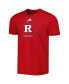 ფოტო #3 პროდუქტის Men's Scarlet Rutgers Scarlet Knights Locker Lines Baseball Fresh T-shirt