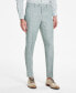 Фото #1 товара Men's Slim-Fit Linen Suit Pants, Created for Macy's