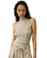 ფოტო #1 პროდუქტის Women's Wild Silk Sleeveless Sweater for Women