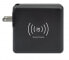 Фото #9 товара Manhattan 4-in-1 Travel Wall Charger and Powerbank 8,000 mAh - USA/UK/Euro 2-pin Plugs - Output: 1x USB-C - 2x USB-A ports and Wireless Charging Pad (5W) - Black - Box - 5 V - 3 A - Black