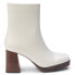 COCONUTS by Matisse Duke Platform Booties Womens White Casual Boots DUKE-286