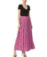 ფოტო #4 პროდუქტის Women's Print Box Pleat Maxi Skirt