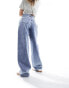 Фото #6 товара Miss Selfridge baggy jean in acid wash