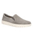 Gray Kid Suede Leather