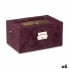 Фото #1 товара Коробка для часов Металл Бордовый (16 x 8,5 x 11 cm) (6 штук)