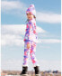 ფოტო #2 პროდუქტის Girl Two Piece Thermal Underwear Set Lavender With Unicorns In The Clouds Print - Toddler|Child