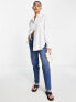 Vero Moda oversized shirt in white