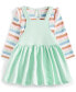 ფოტო #2 პროდუქტის Baby Girls Stripe Shirt and Skirtall, 2 Piece Set, Created for Macy's