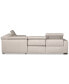 Фото #14 товара Nevio 124" 5-Pc. Fabric "L" Shaped Sectional Sofa, Created for Macy's