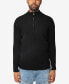 ფოტო #1 პროდუქტის Men's Quarter-Zip Pullover Sweater