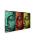 Фото #2 товара Mark Ashkenazi 'Buddha Face' Canvas Art - 30" x 47"