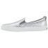 Фото #6 товара Sperry Crest Twin Gore Metallic Slip On Womens Silver Sneakers Casual Shoes STS