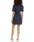 Ted Baker Tweed Wool-Blend Sheath Dress Women's Blue 6