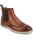 Фото #1 товара Men's Thorpe Tru Comfort Foam Wingtip Slip-On Chelsea Boots