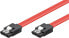 Goobay AK SATA 05 GGMKG - Seriell-ATA Kabel 50cm gerade Metallfeder - Cable - Digital
