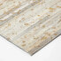 Фото #5 товара Текстильный набор Homescapes 4 шт. кожаных подставок для стола в пэчворк дизайне, серо-кремовые, с золотыми металлическими вкраплениями