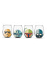 Фото #6 товара Star Wars™ Helmet Hues Stemless Drinking Glasses - 19 oz - Set of 4