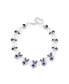 Classicharms blue Enamel Butterfly Necklace