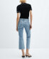 ფოტო #2 პროდუქტის Women's Pocket Detail Flared Jeans