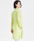 Фото #2 товара Petite Sequined Long Side-Slit Cardigan