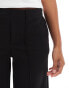 JDY Petite high waist trouser with front seam detail in black