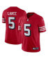 ფოტო #1 პროდუქტის Men's Trey Lance Scarlet San Francisco 49ers Alternate Vapor Limited Jersey