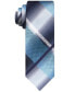 ფოტო #1 პროდუქტის Men's Shaded Swirls Plaid Tie