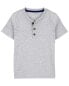 Фото #6 товара Baby Short-Sleeve Henley Tee 12M